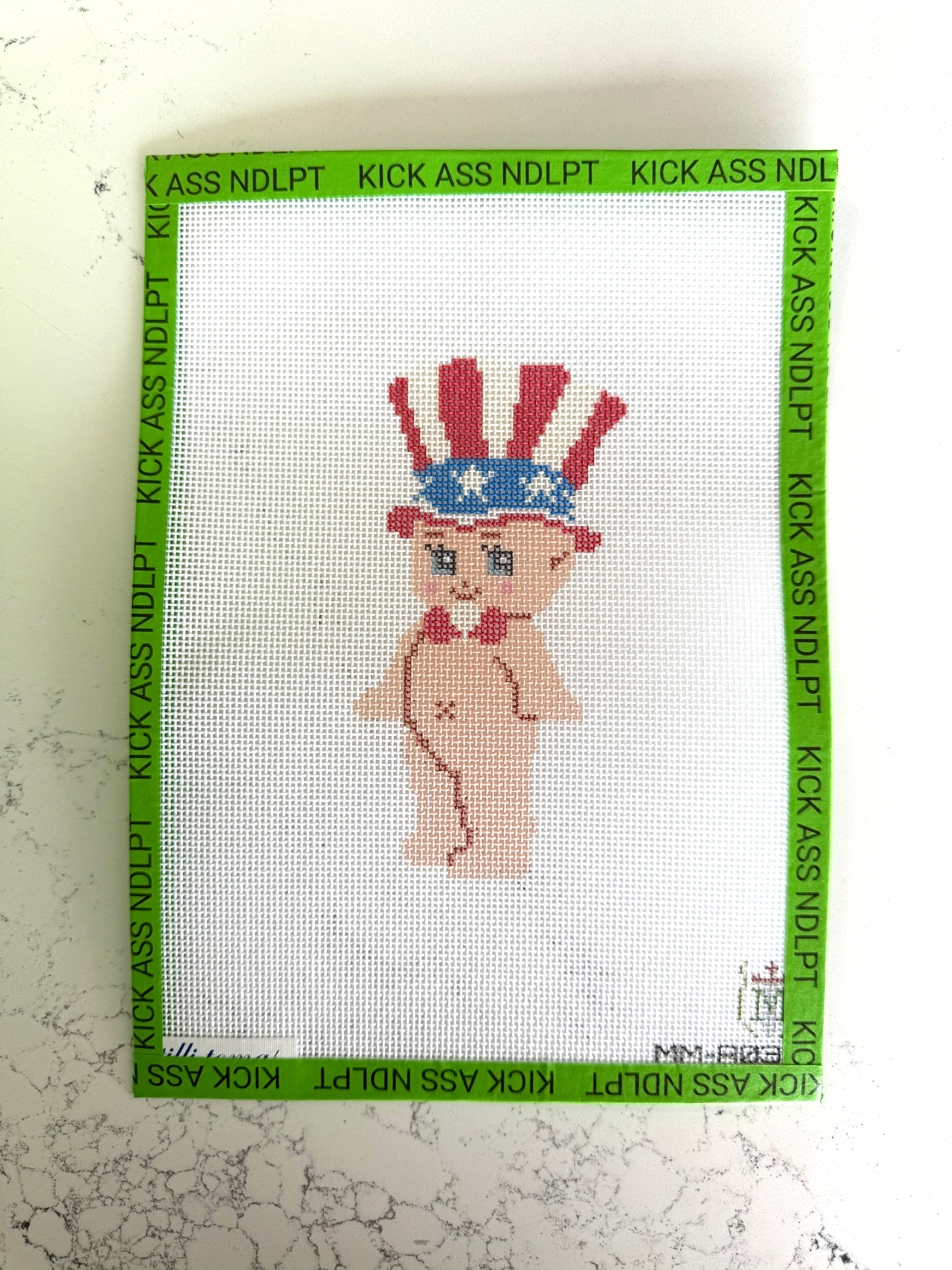 Patriotic Kewpie Canvas