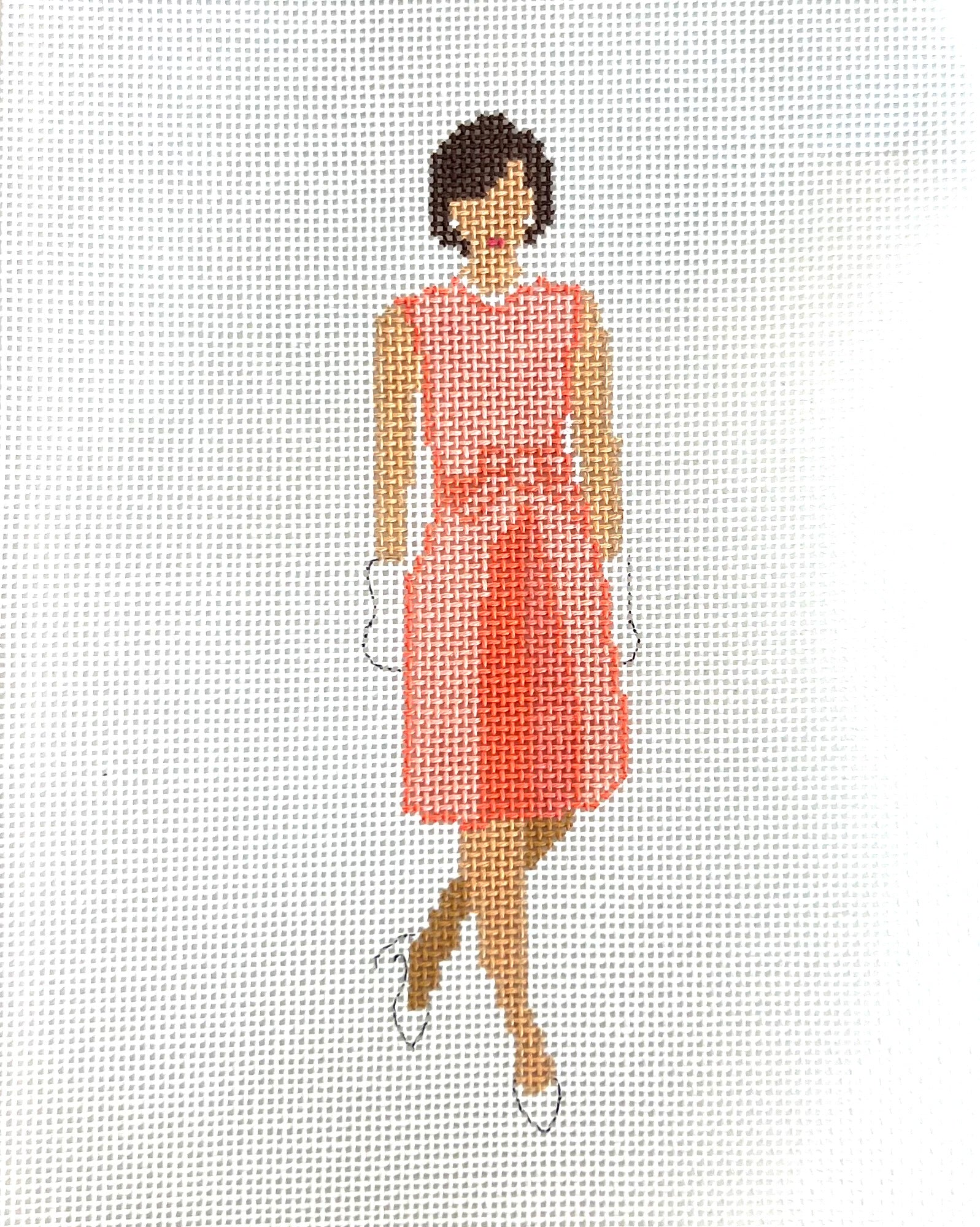 Jackie in Orange Canvas