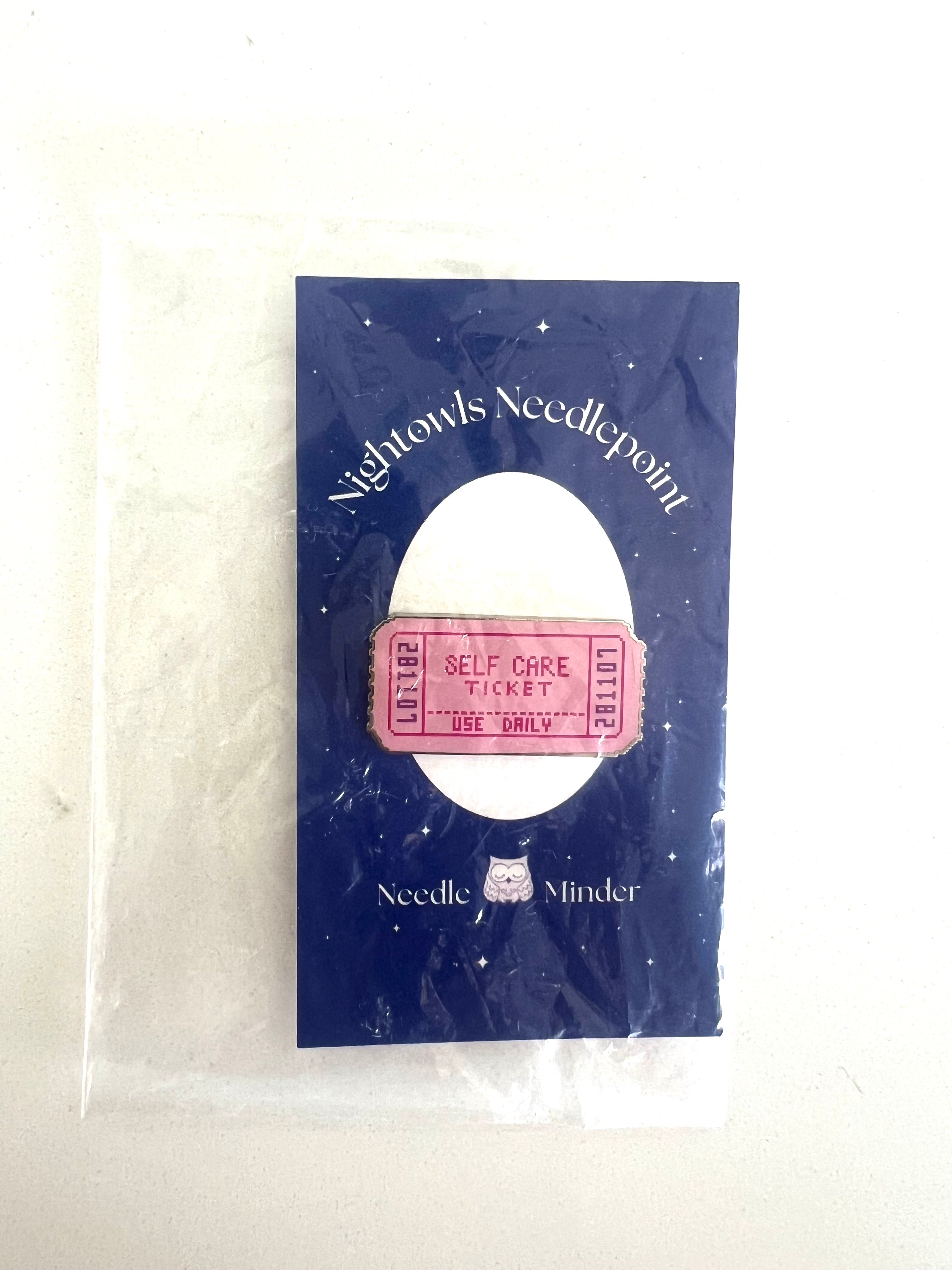 Self Care Ticket Needle Minder