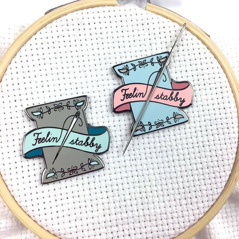 Hard Enamel Feeling Stabby Exclusive Magnetic Needle Minder