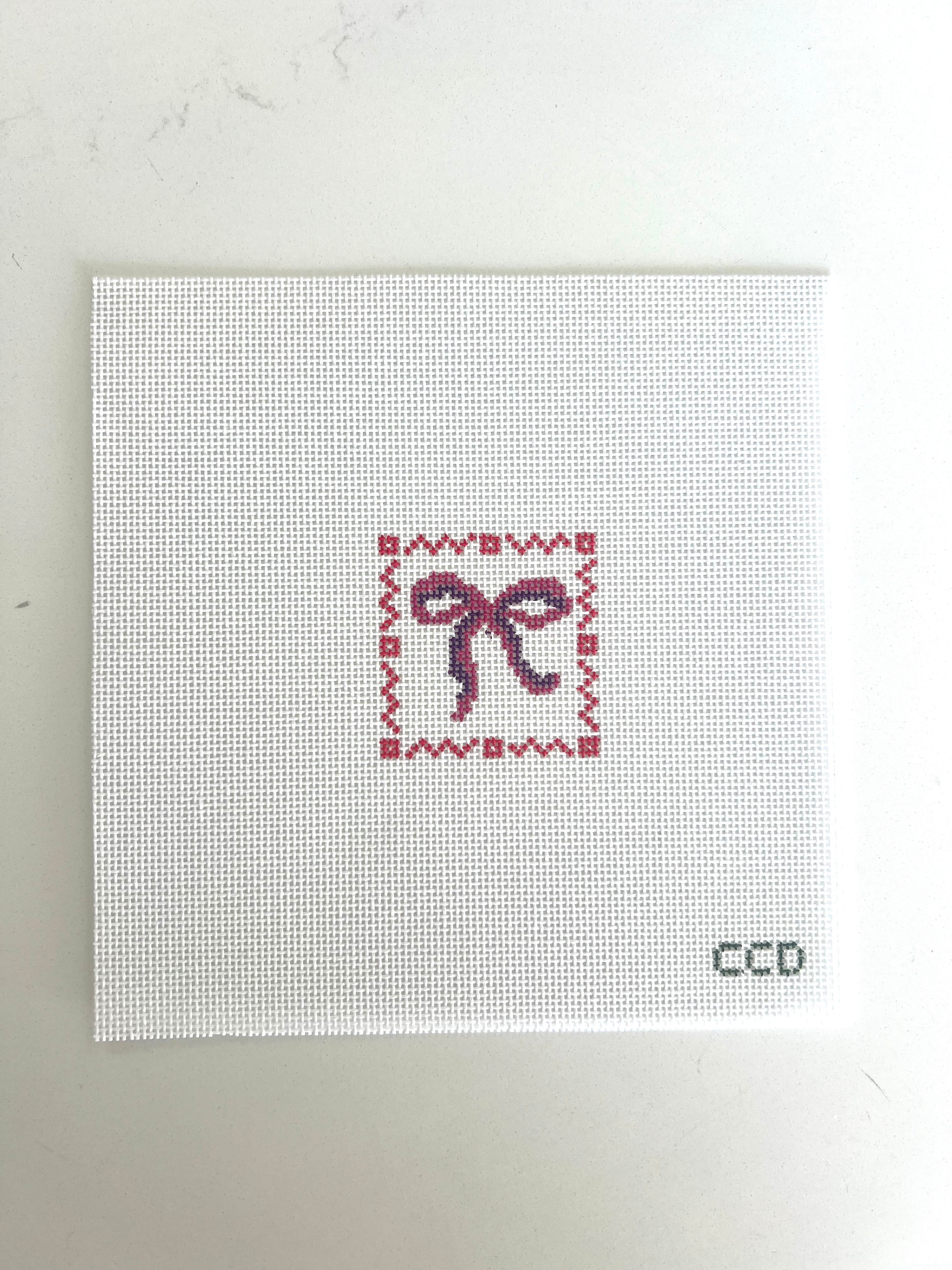 Bow Stamp Canvas