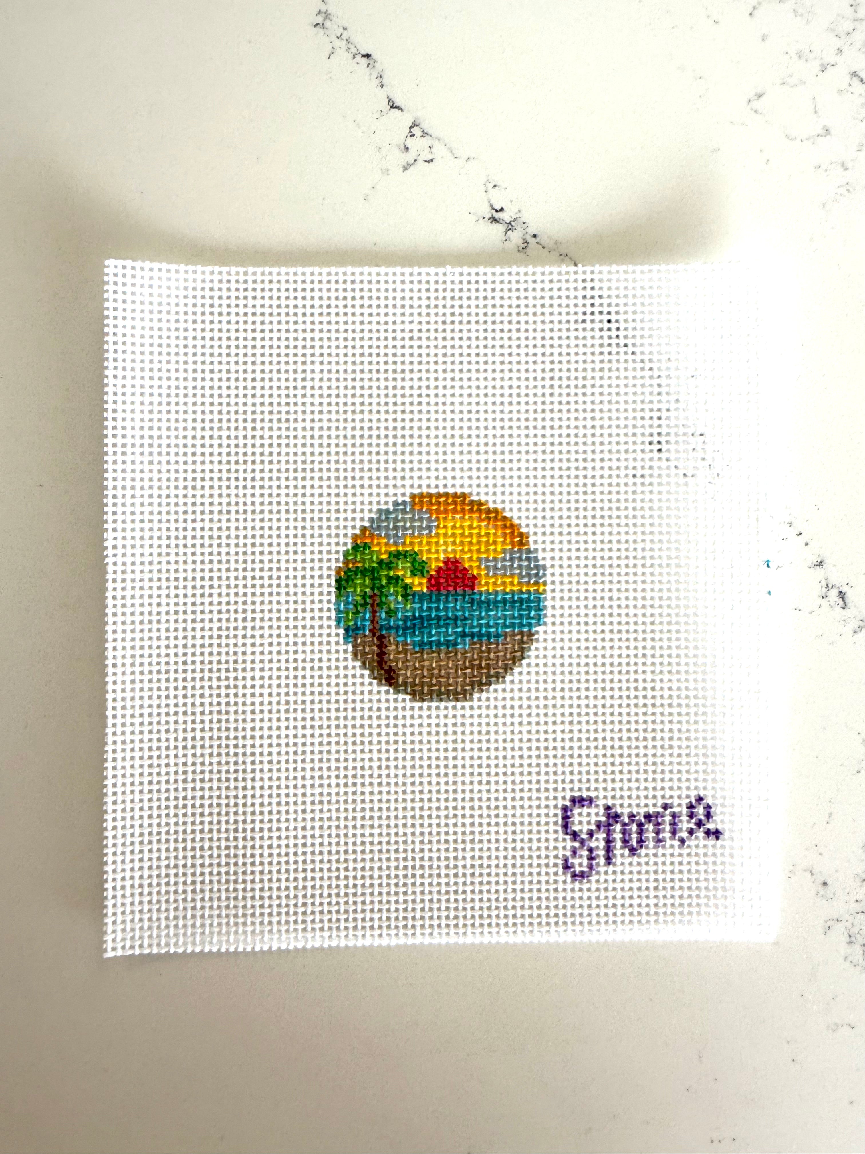 Mini Beach Scene Canvas