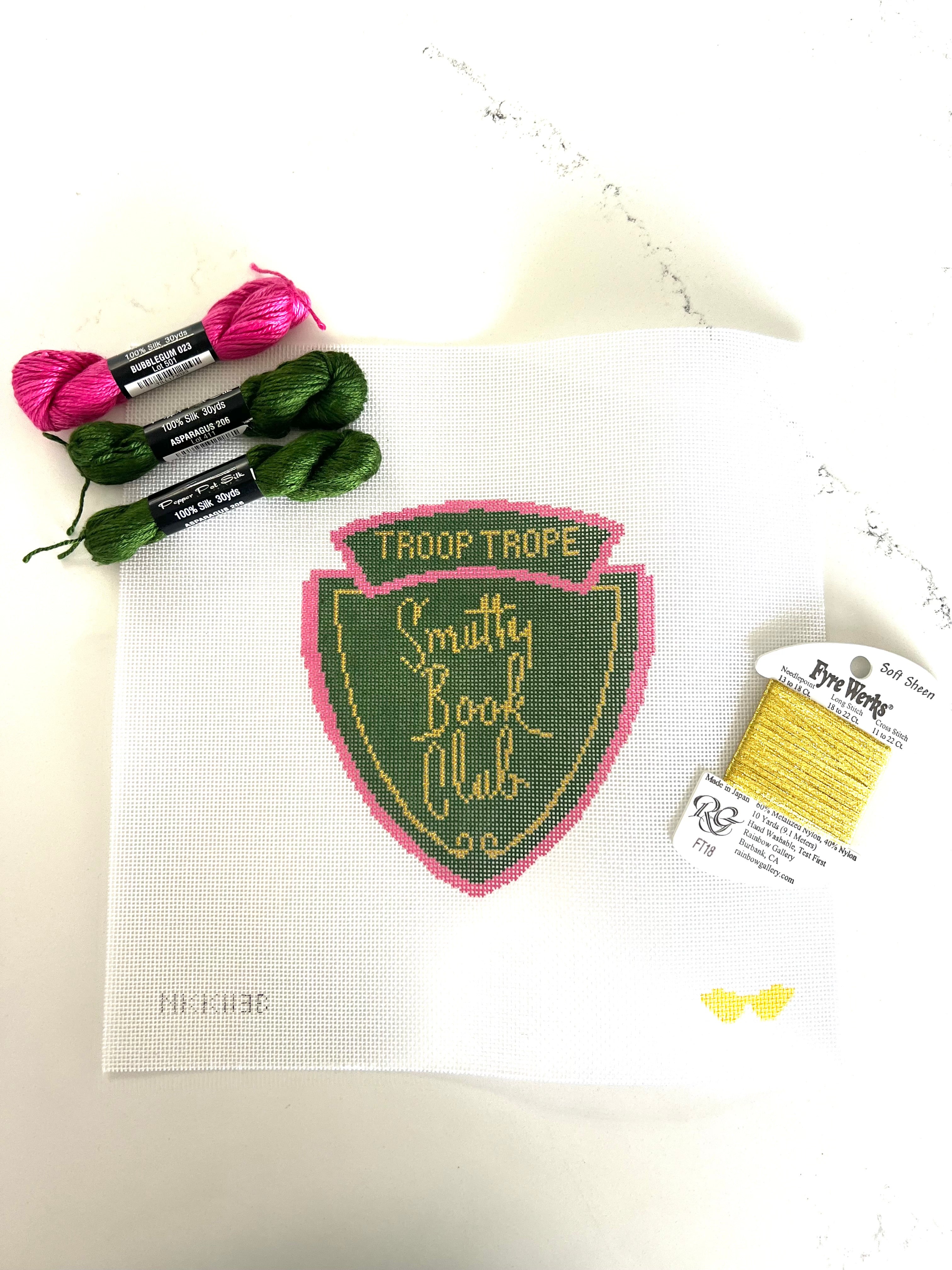 Smutty Book Club Troupe Canvas