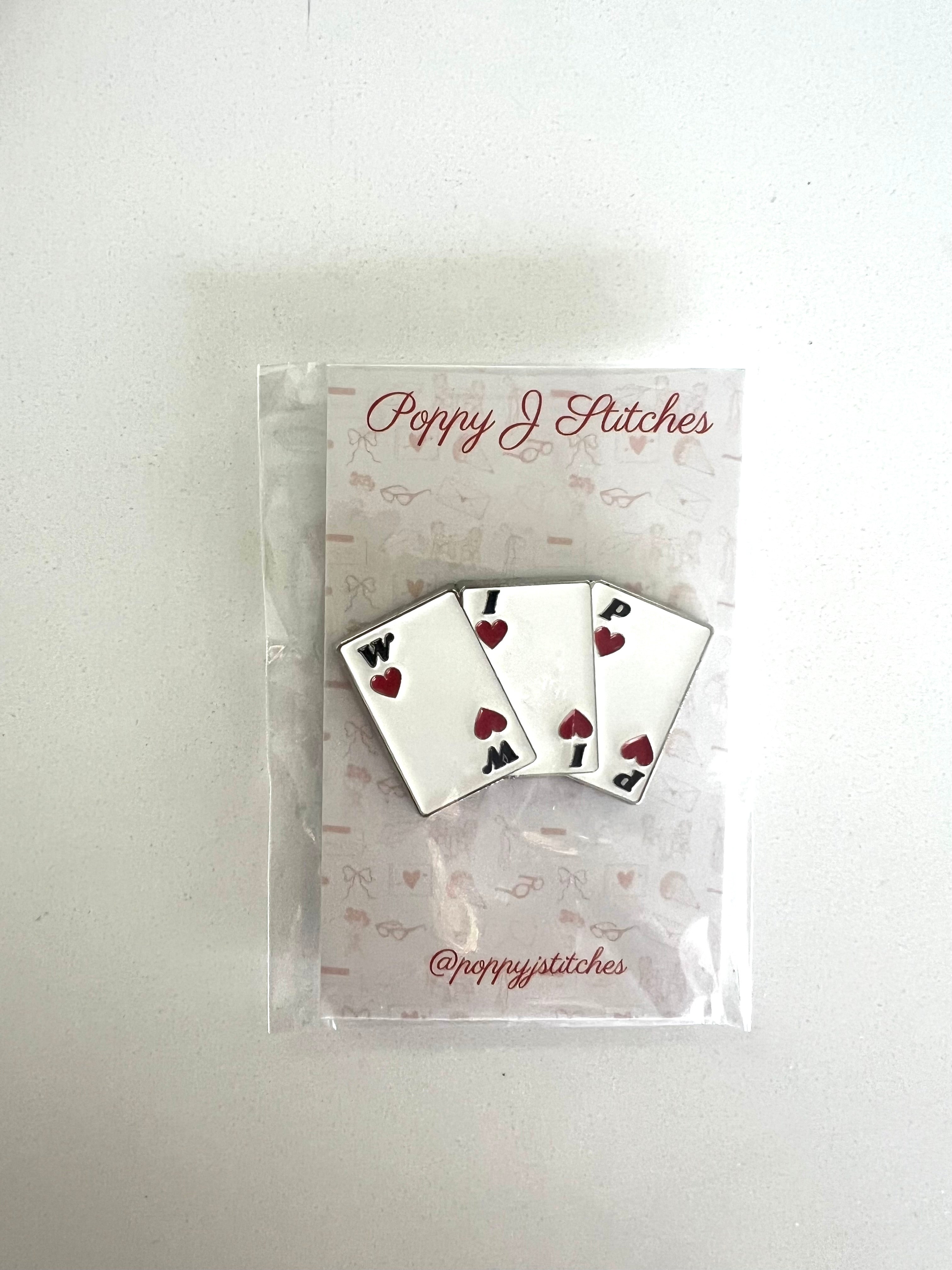 WIP Playing Cards Needle Minder