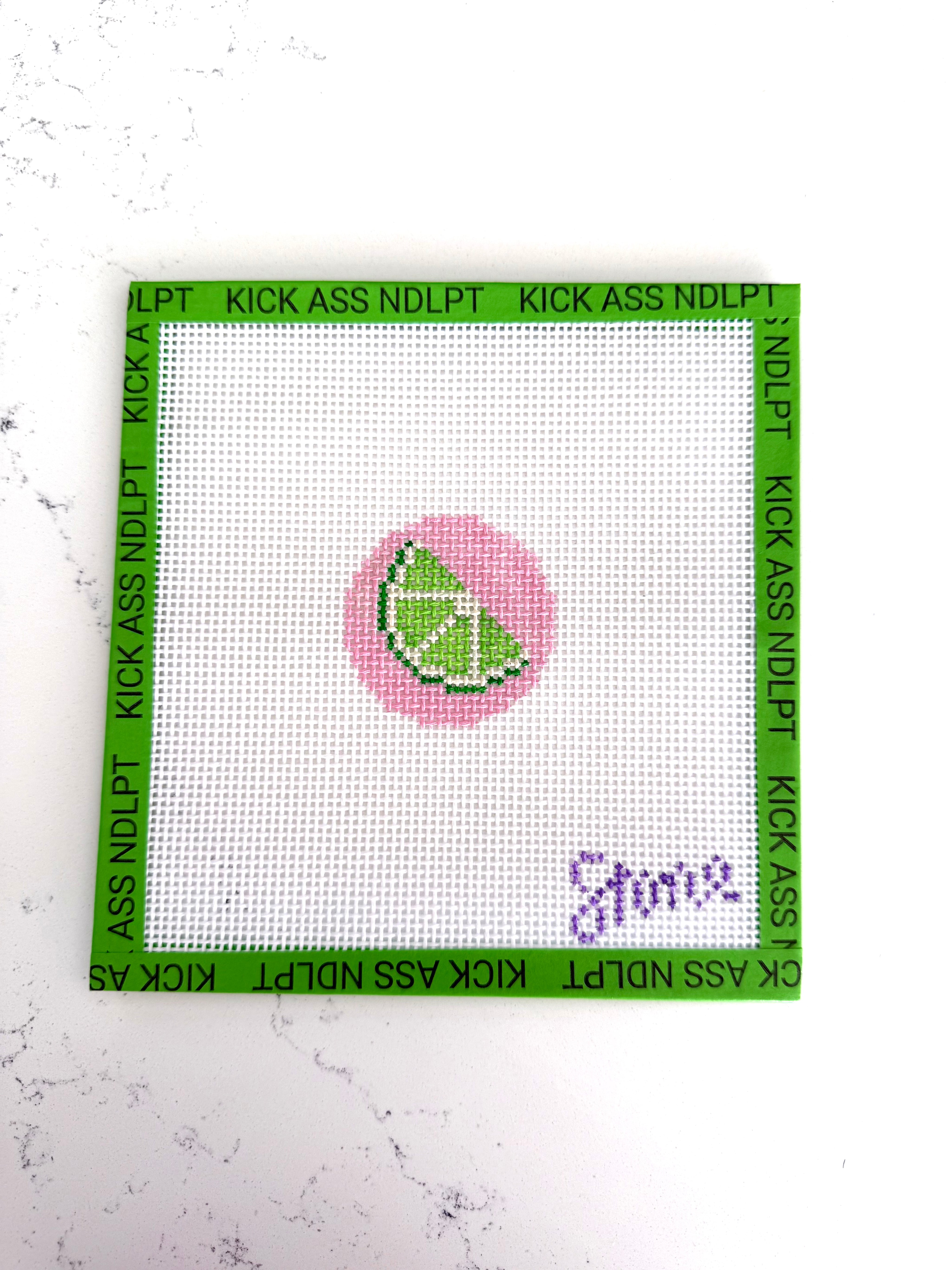 Mini Lime Slice Canvas