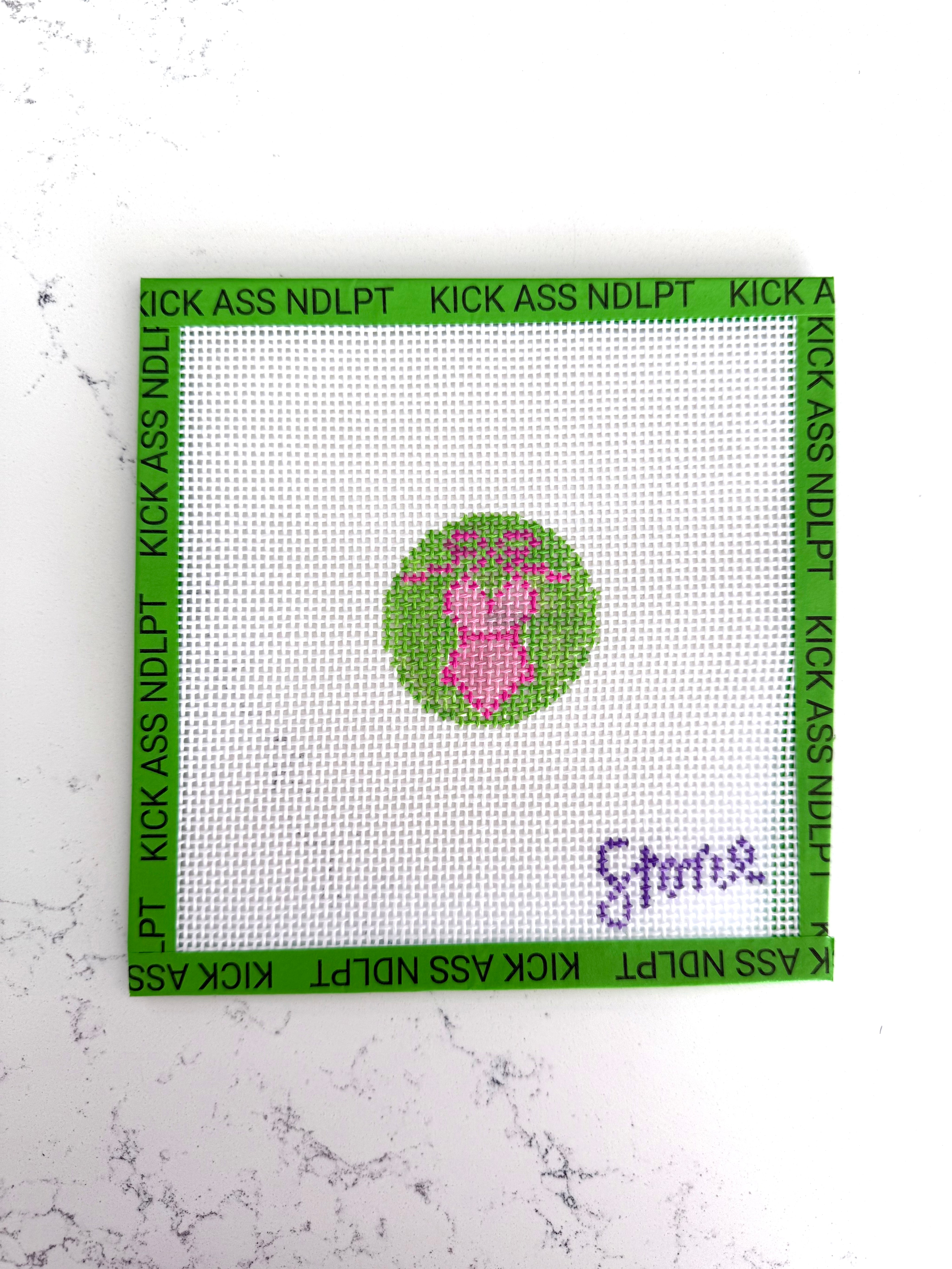 Mini Pink Swimsuit Canvas