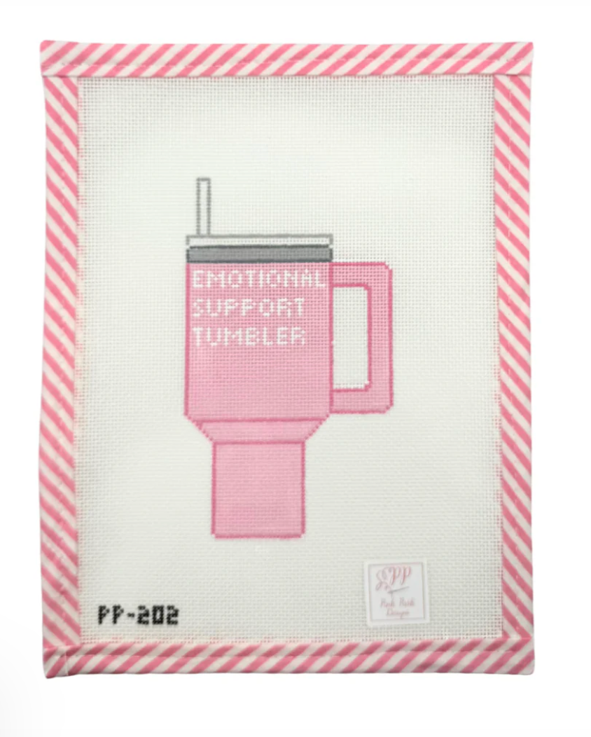 Emotional Support Tumbler Canvas