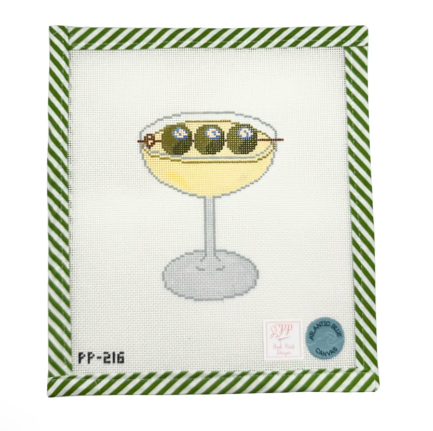 Blue Cheese Olive Martini Canvas