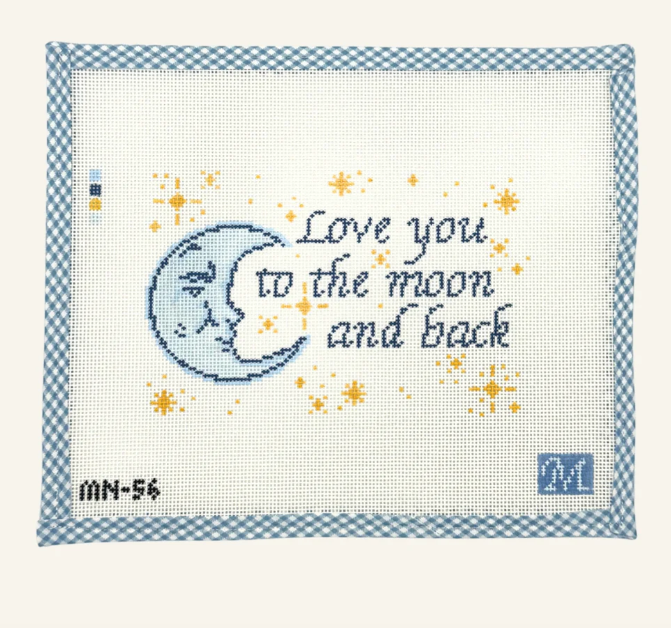 Love You to the Moon + Back Canvas