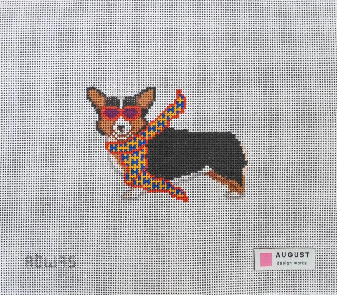 Bougie Corgie Canvas