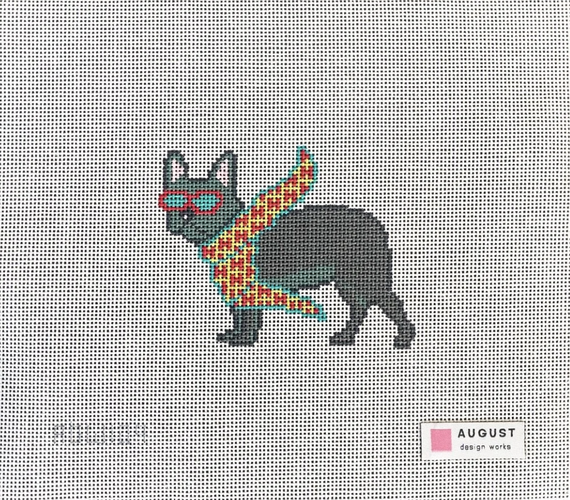 Bougie French Bulldog Canvas