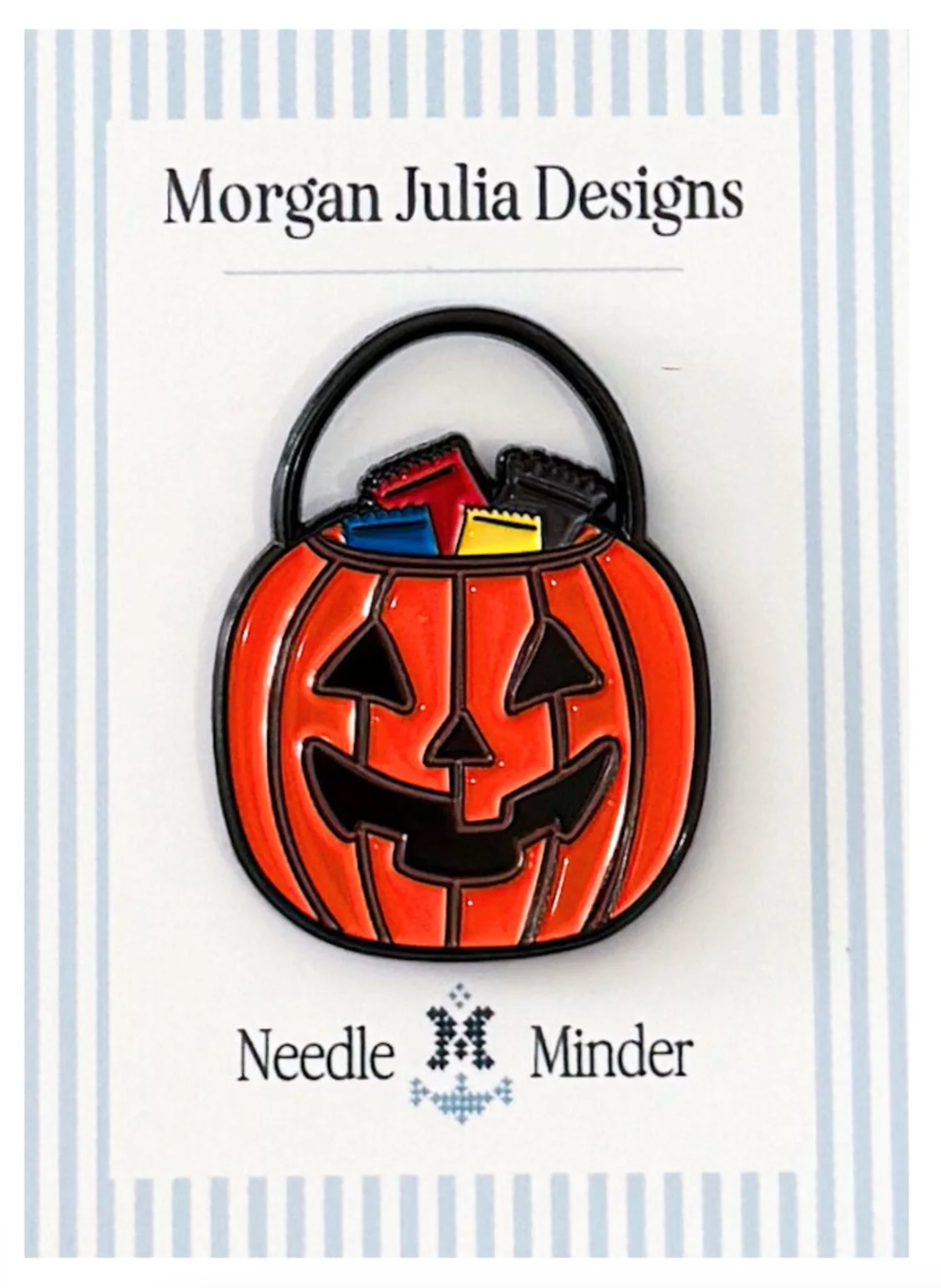 Halloween Basket Pumpkin Needle Minder