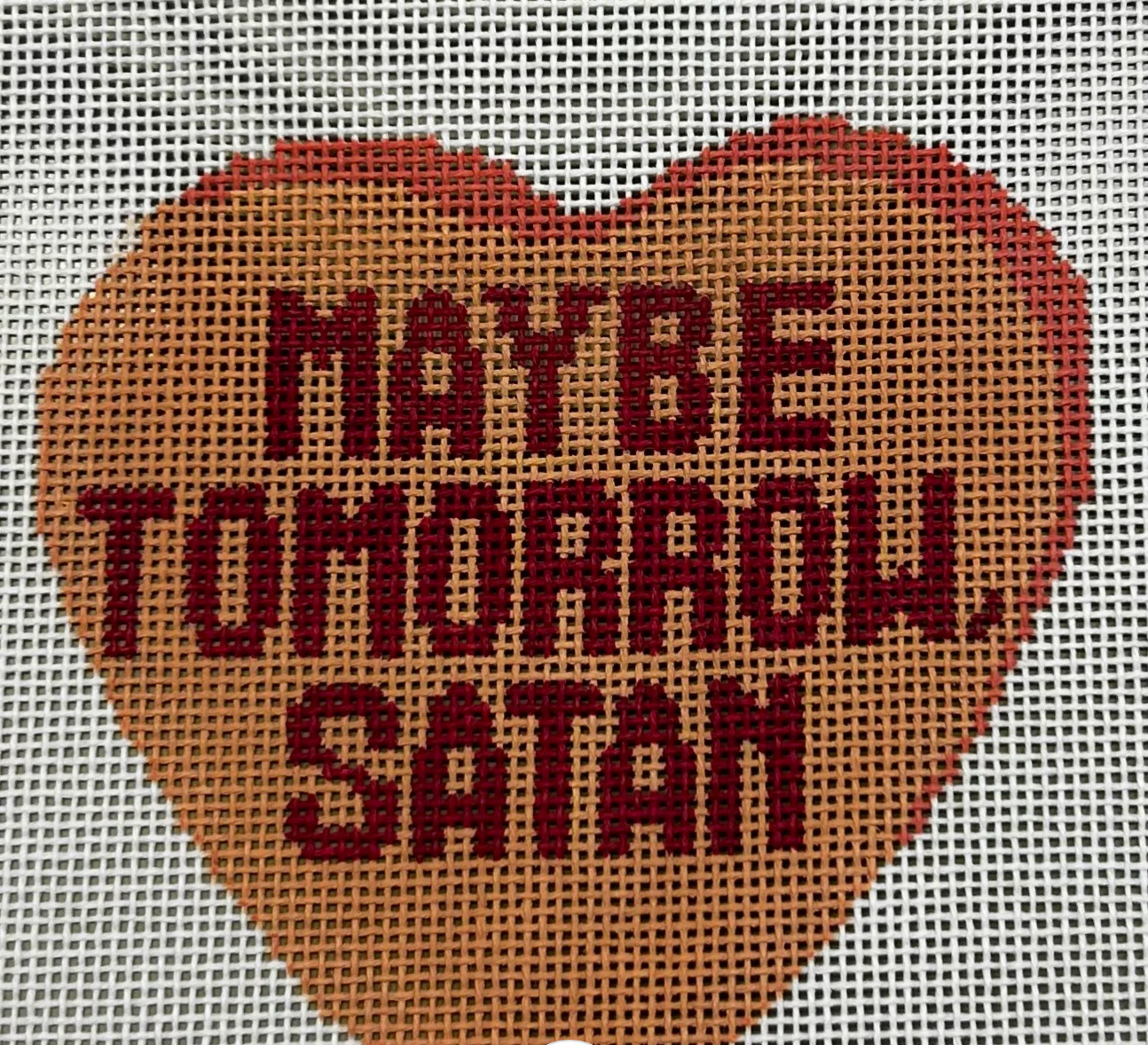 Maybe Tomorrow Satan Canvas