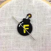 F-bomb Enamel Needle Minder