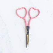 Bubble Gum Heart Embroidery Scissors