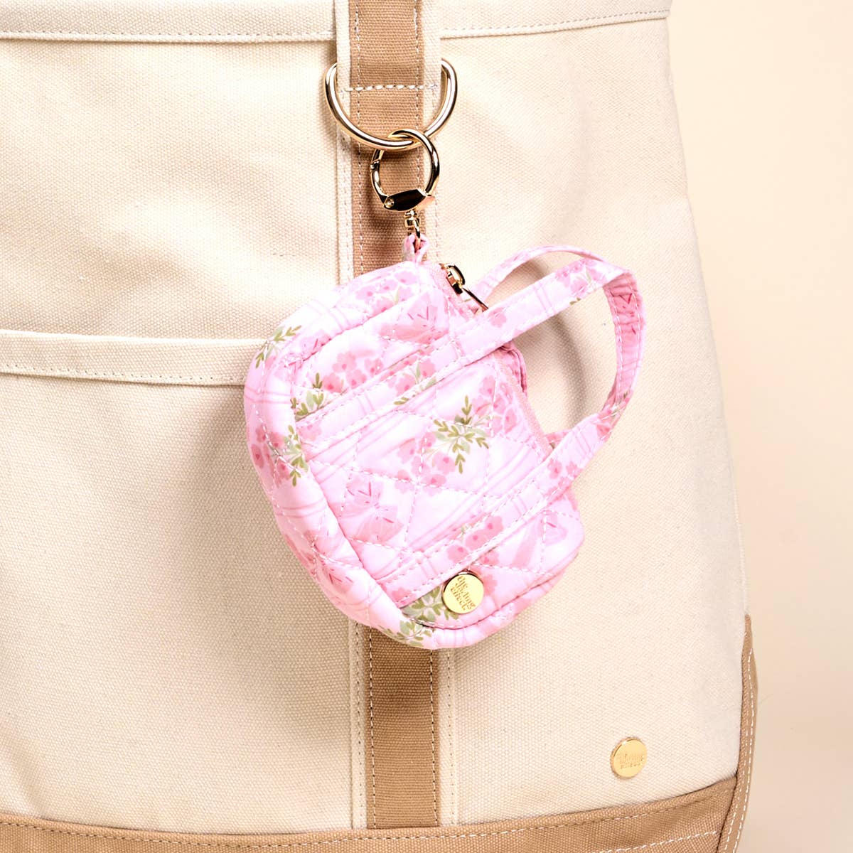 Oh So Fancy Pink Itty Bitty Duffle Bag Charm