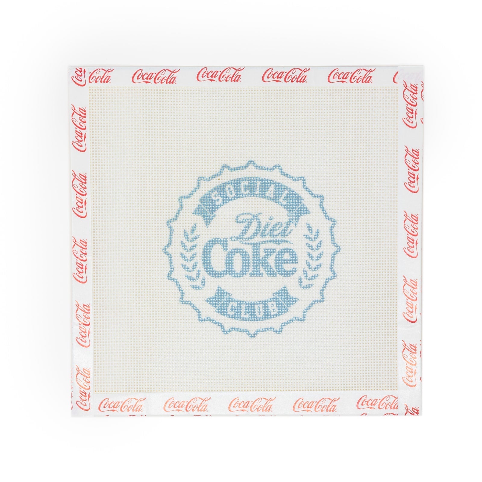 Diet Coke Social Club Needlepoint Canvas | Licensed Coca-Cola® Product