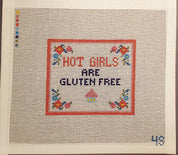 Hot Girls are Gluten Free Canvas
