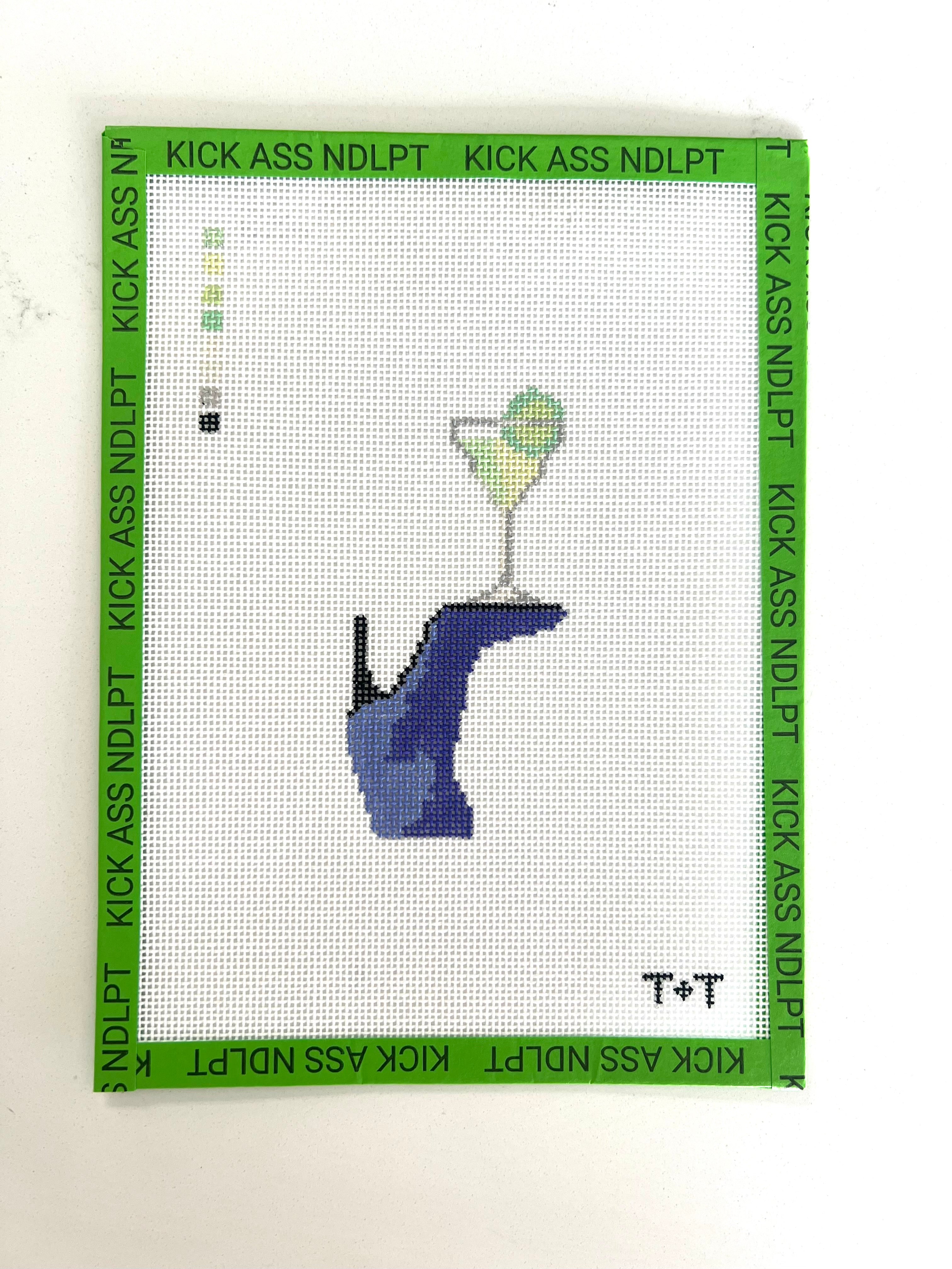 Purple Boot & Marg Canvas