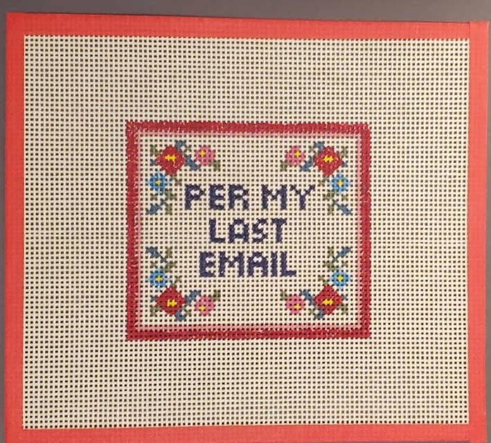 Per my Last Email Canvas