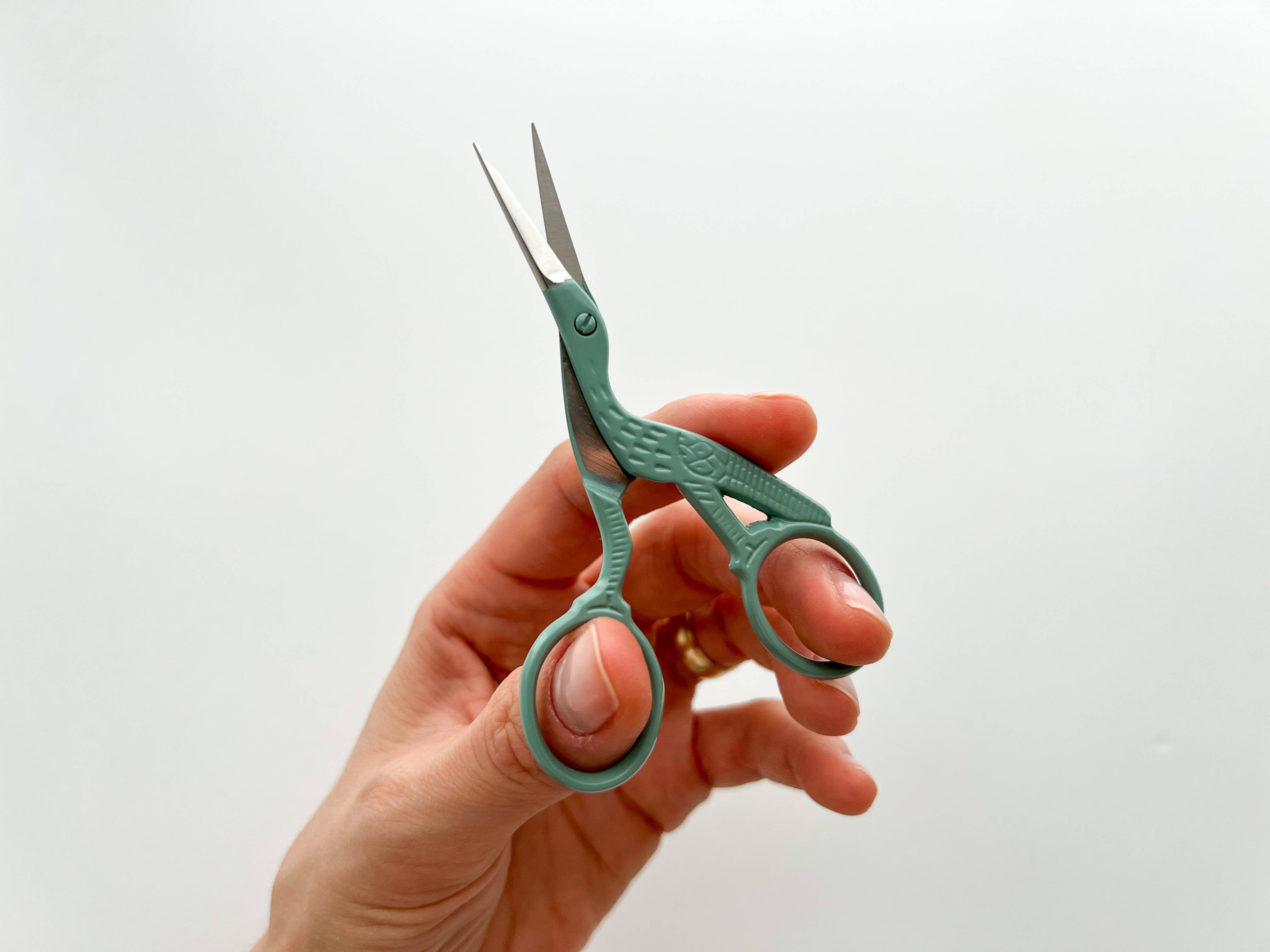 Colorful Stork Scissors