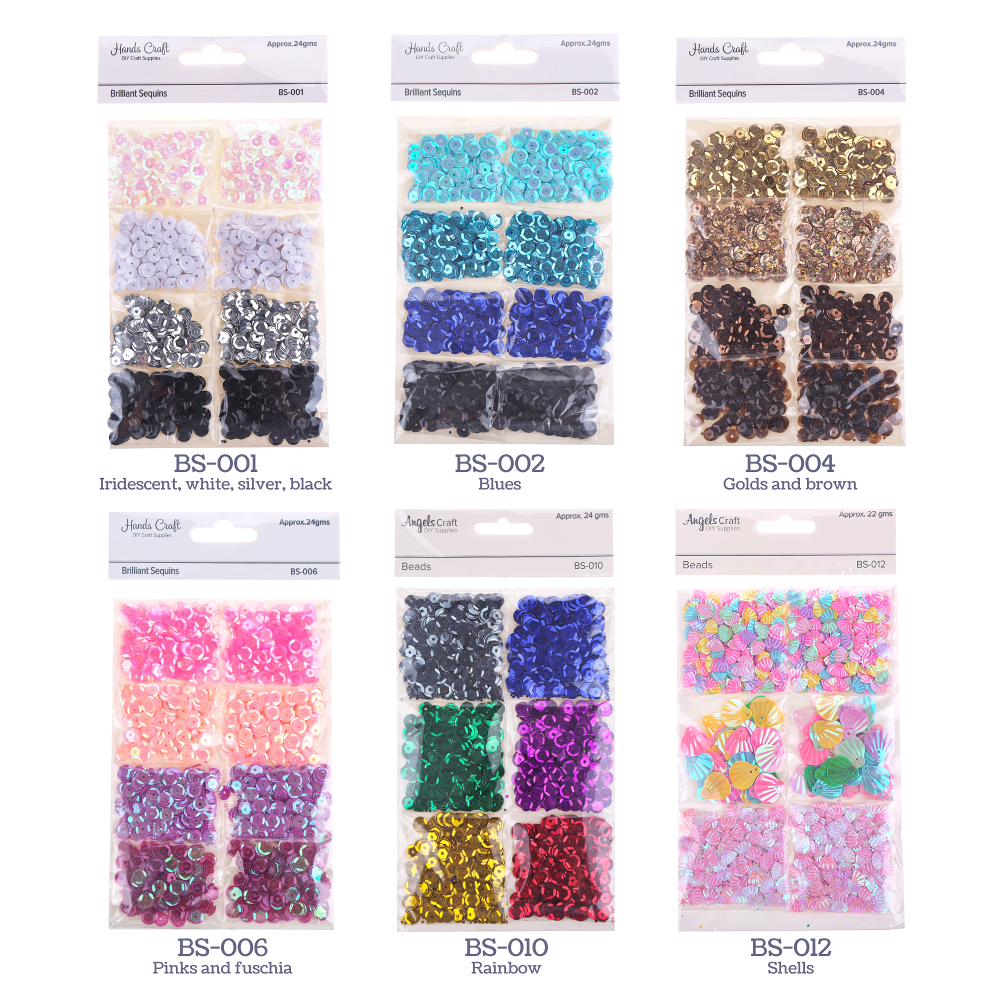Craft Sequins: BS-010 Rainbow