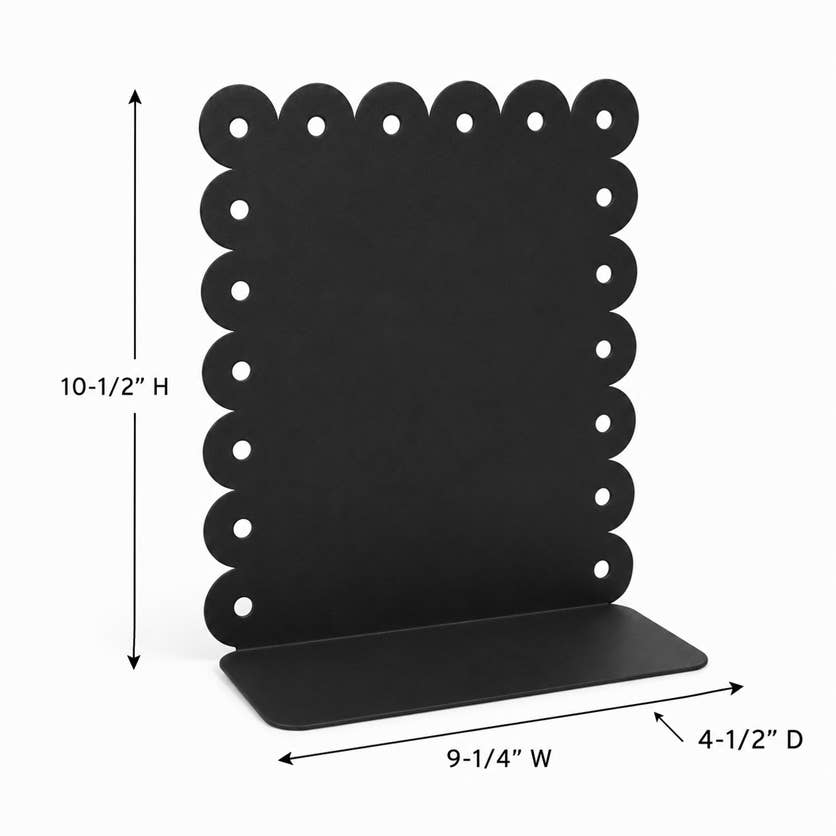 10-1/2 x 9-1/2 Standing Metal Sign Tile Board- Select Color : Black