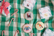 Christmas Cowboy Boot Counted Cross Stitch Kit