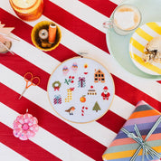Colourful Beginner Christmas Cross Stitch Kit