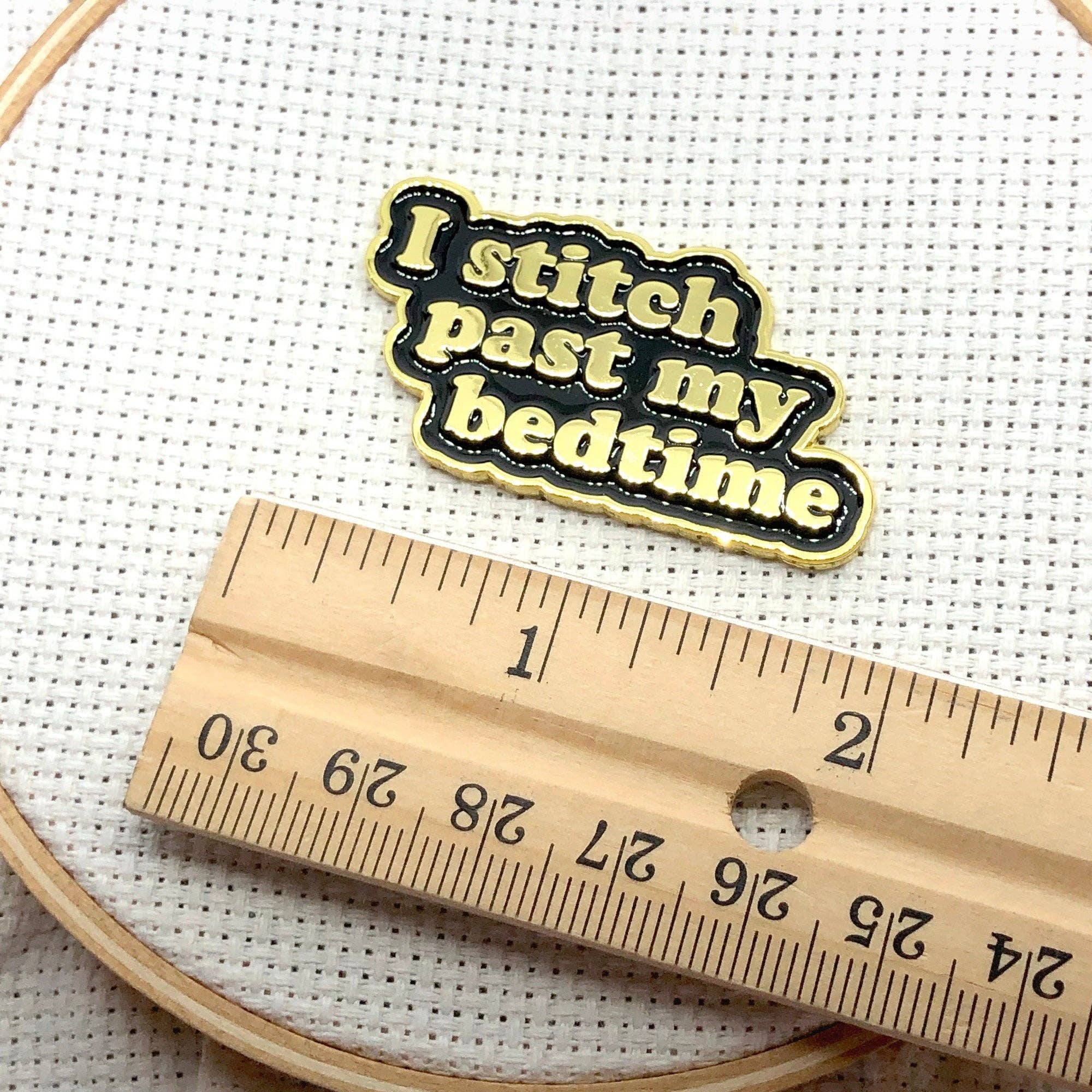 I Stitch Past My Bedtime Magnetic Needle Minder