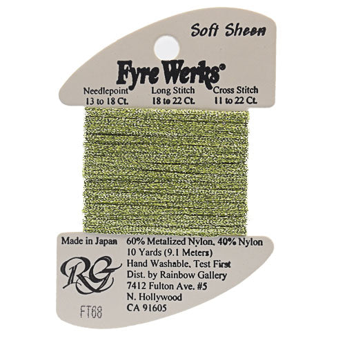 Fyre Werks Soft Sheen FT68 Daiquiri Green