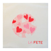 Heart Love Round Canvas