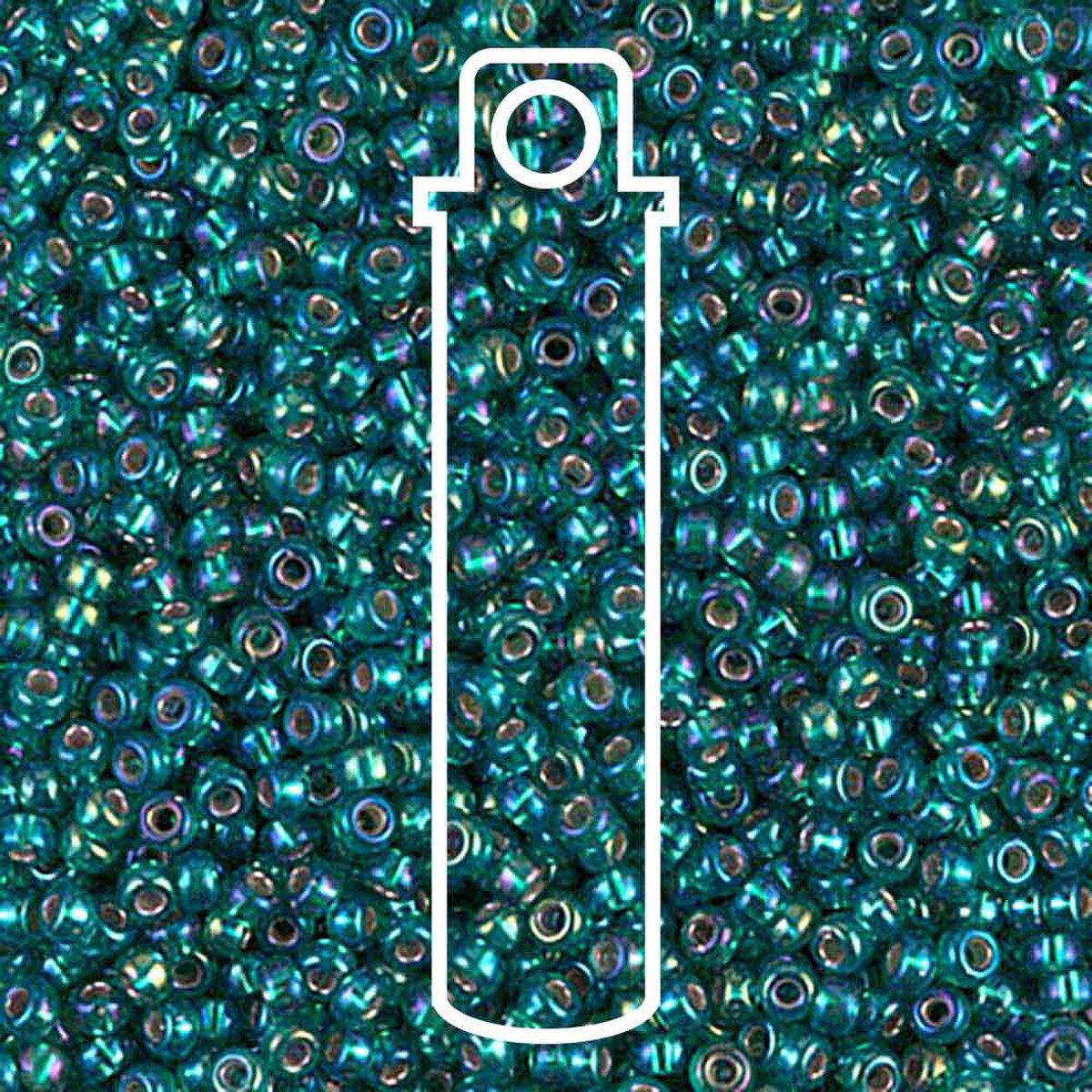 11/0 S/L EMERALD AB -APPRX 8.5GM