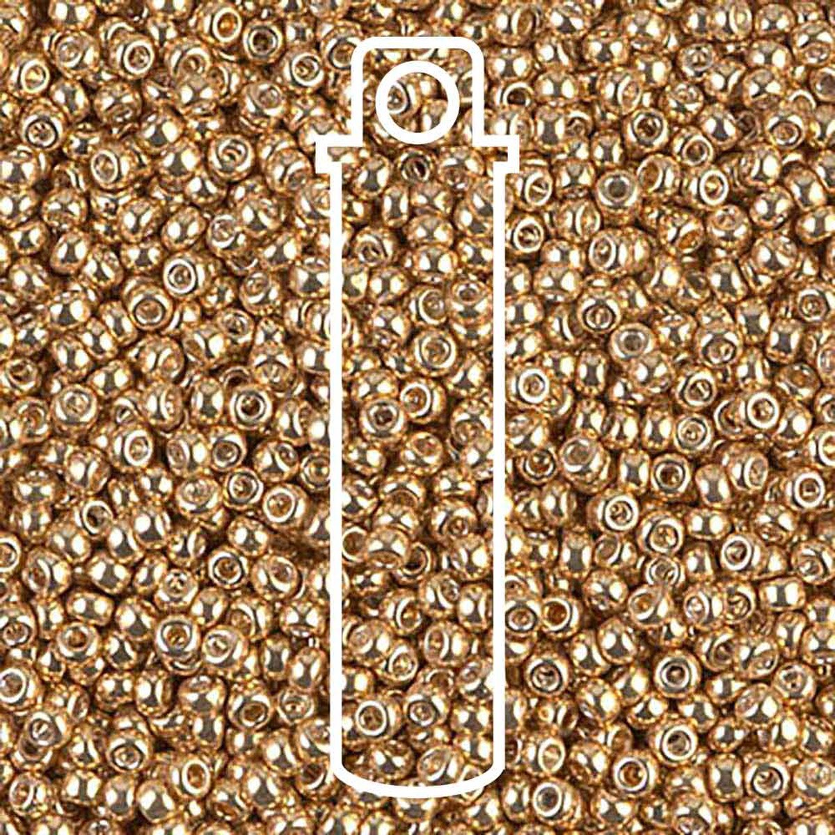 11/0 GALVANIZED GOLD -APPRX 8.5GM