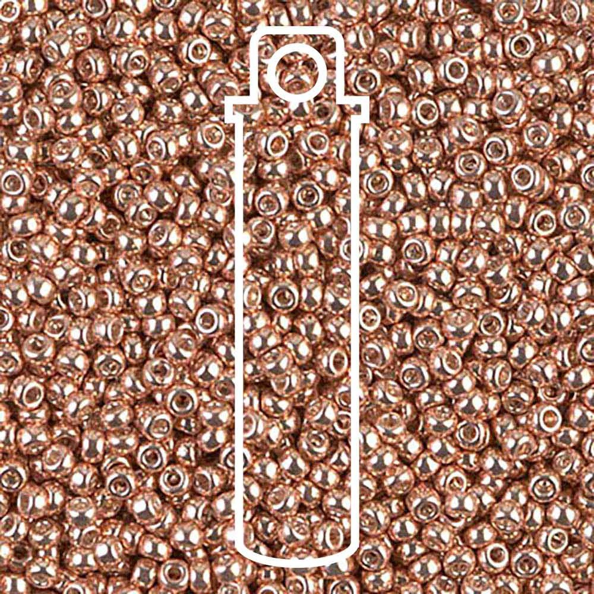 11/0 ROUND GALVANIZED LT BEIGE -APPRX 8.5GM