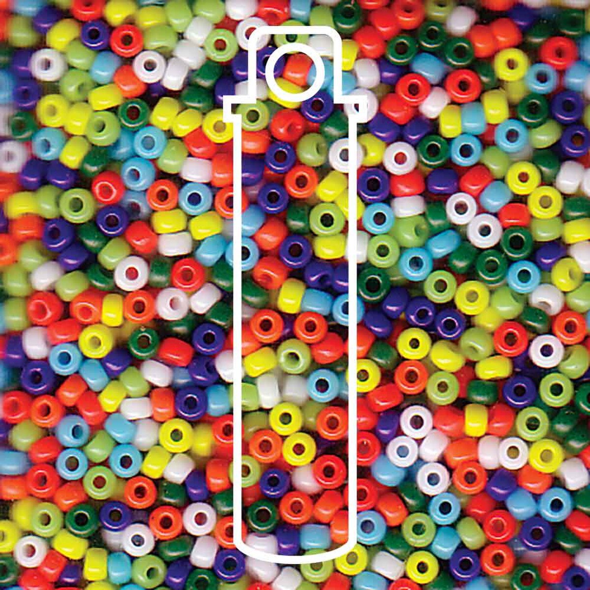 11/0 ROUND MIX OPAQUE RAINBOW -APPRX 8.5GM