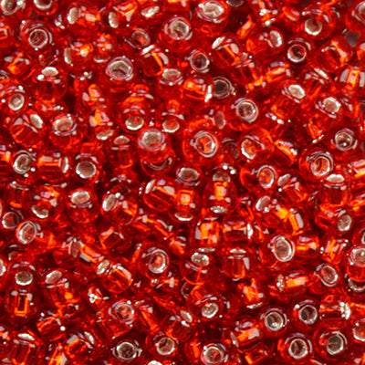 Size 11 Christmas #11 Red Beads