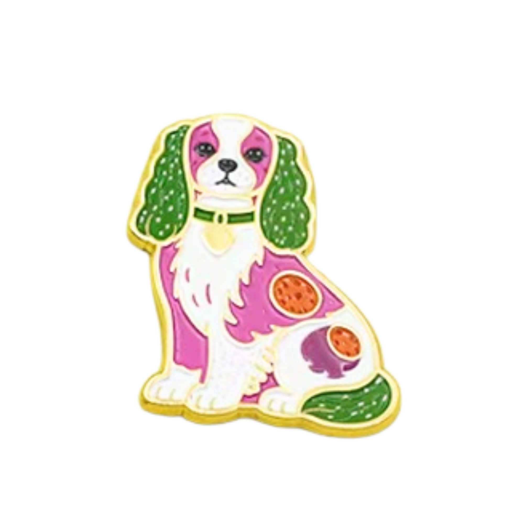 Spaniel Pink Needle Minder