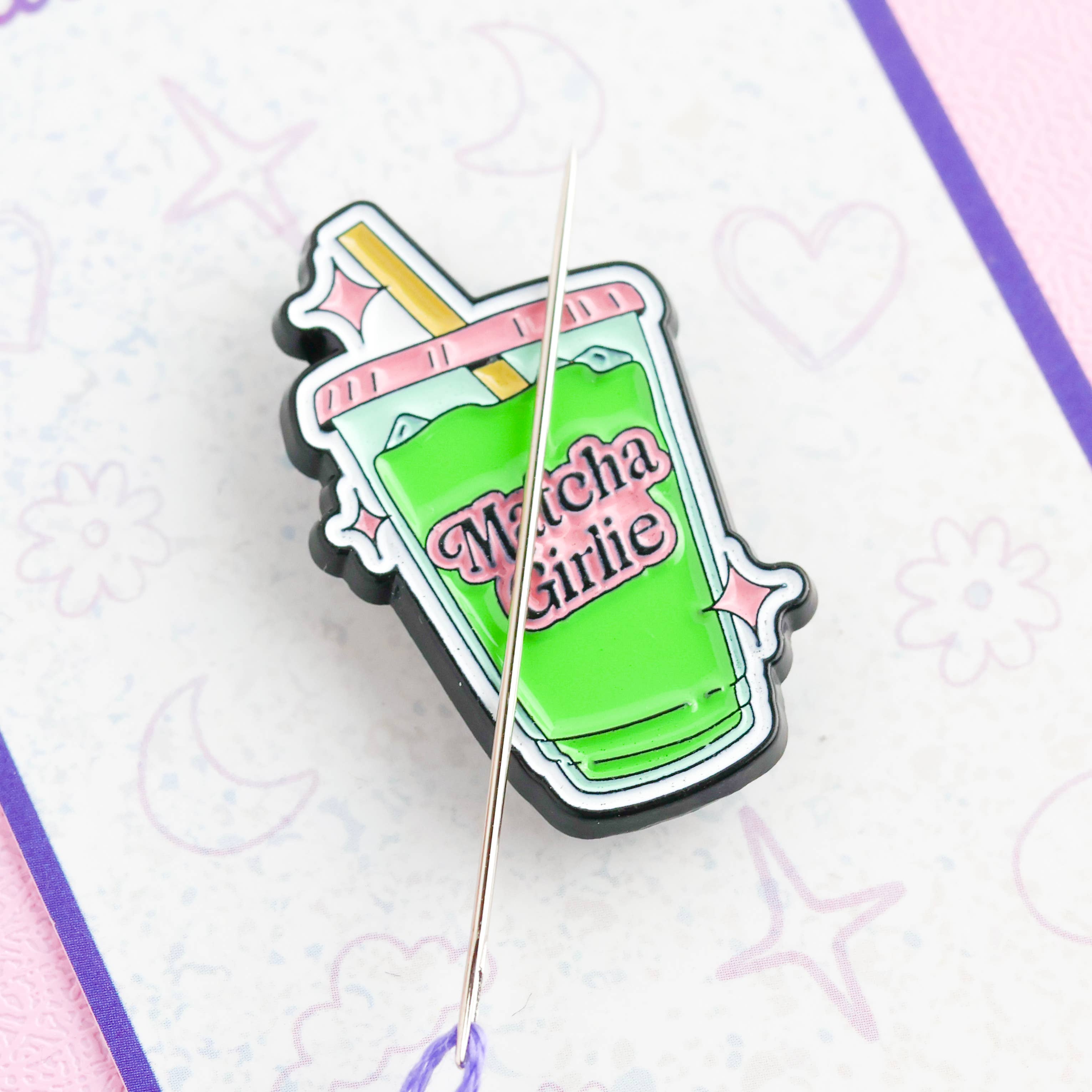 Matcha Girl Needle Minder