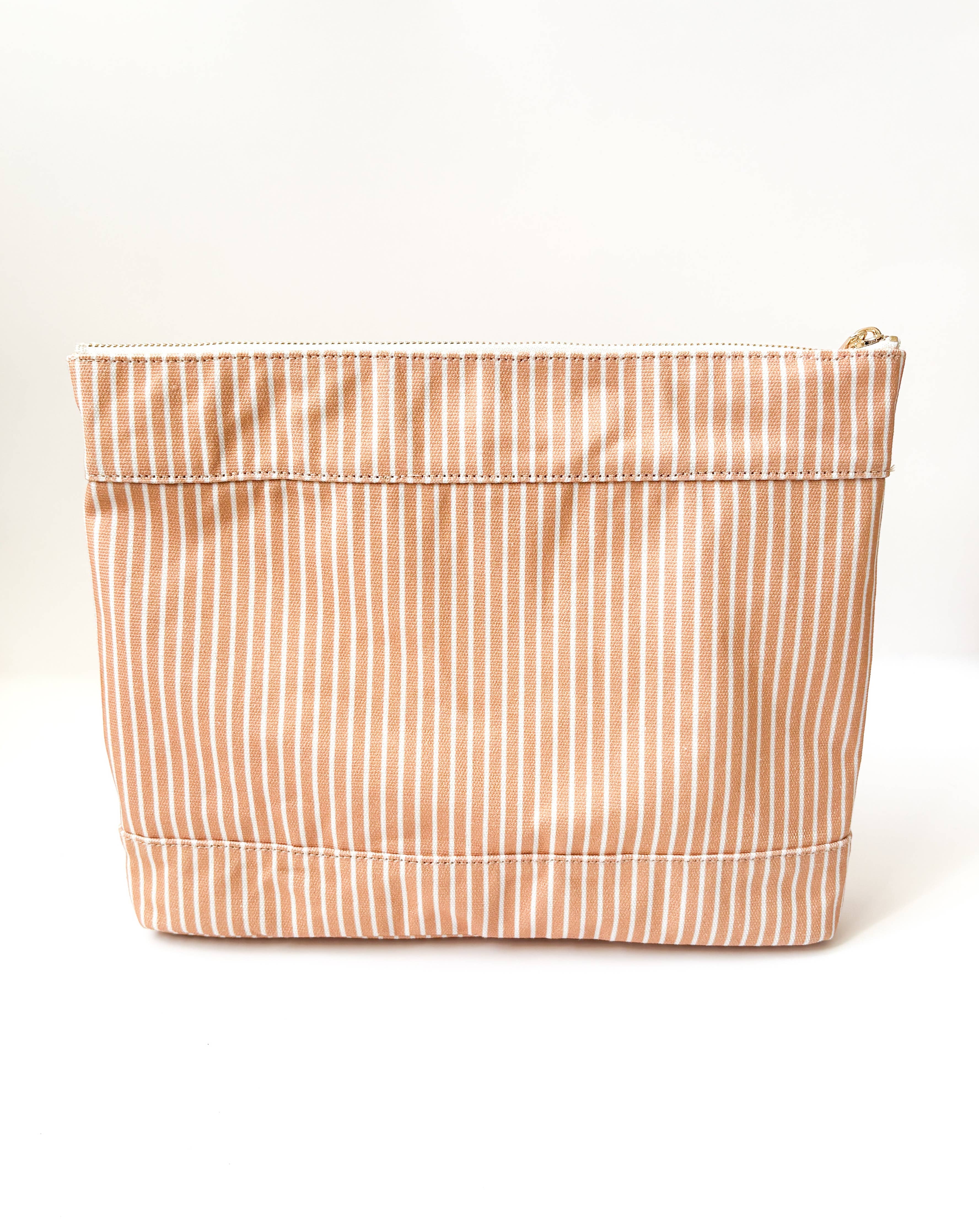 Brown Stitching Project Bag