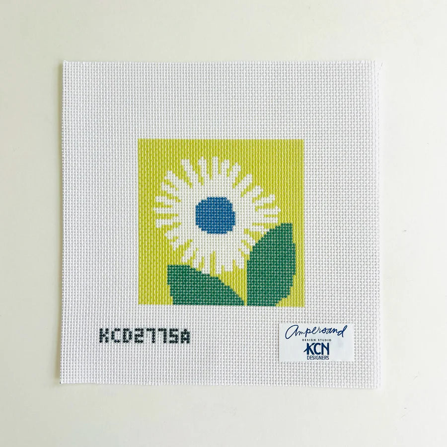 Floral Square A Printed Canvas