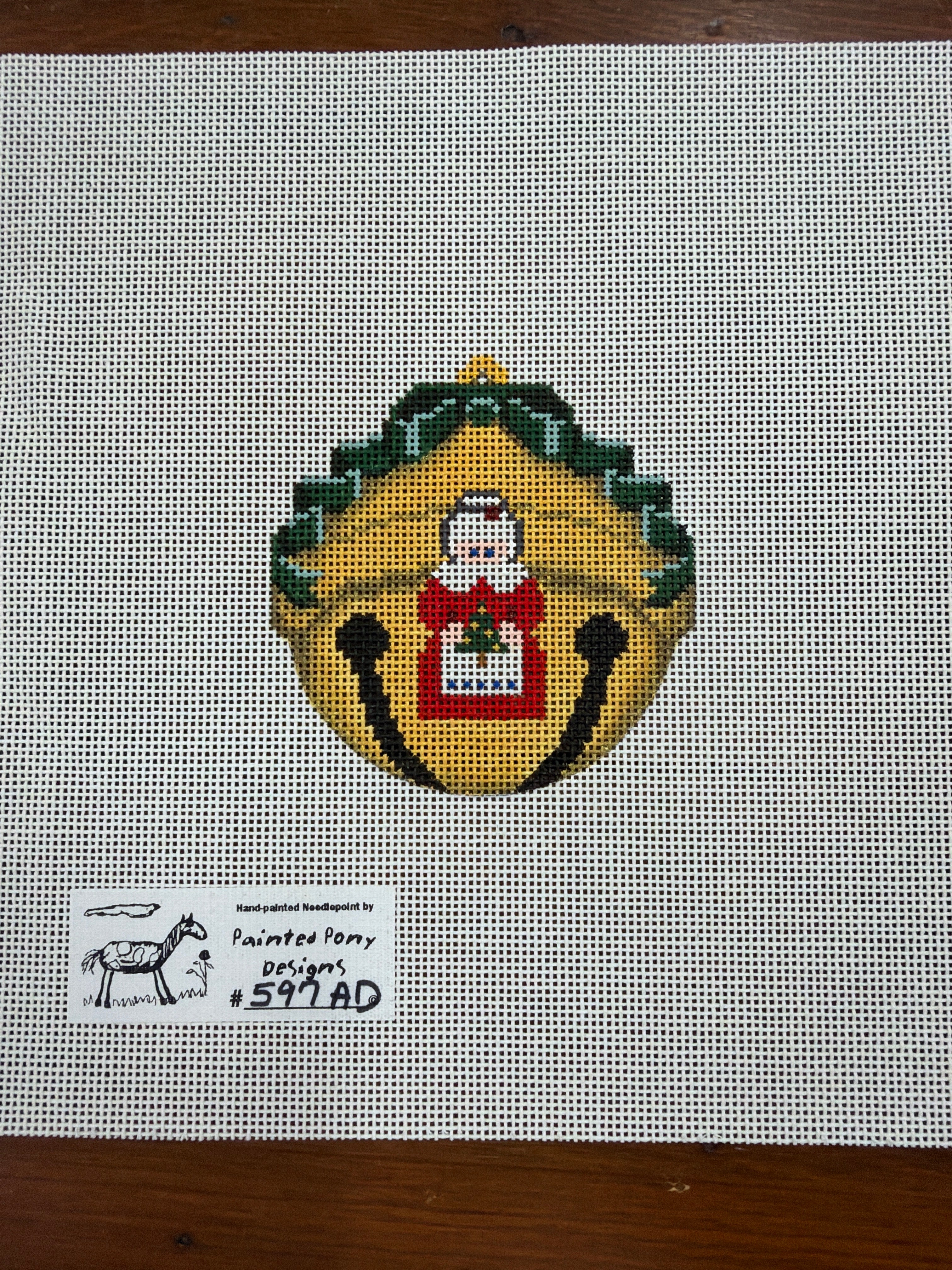 Mrs. Claus Bell Canvas