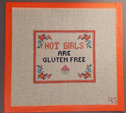 Hot Girls are Gluten Free Canvas
