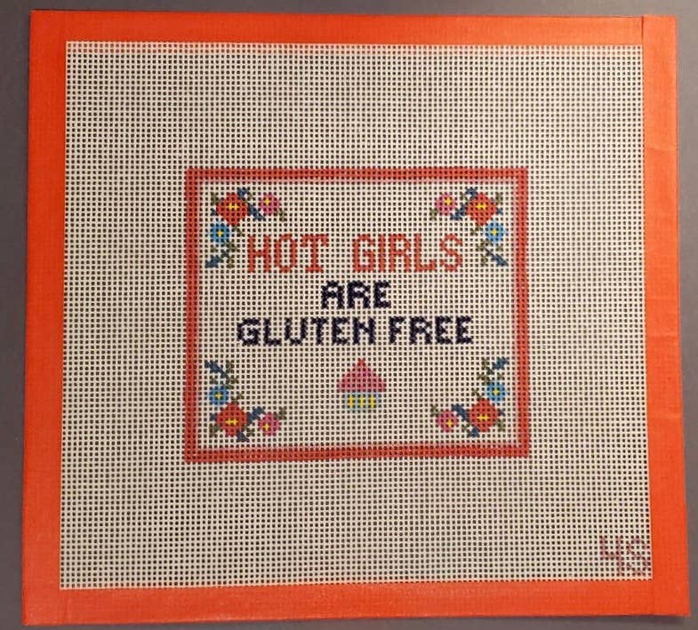 Hot Girls are Gluten Free Canvas