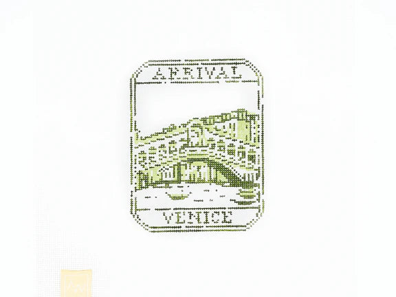 Venice Passport Stamp Canvas