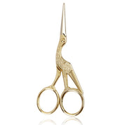 Gold-Tone Crane Scissors 3.5"