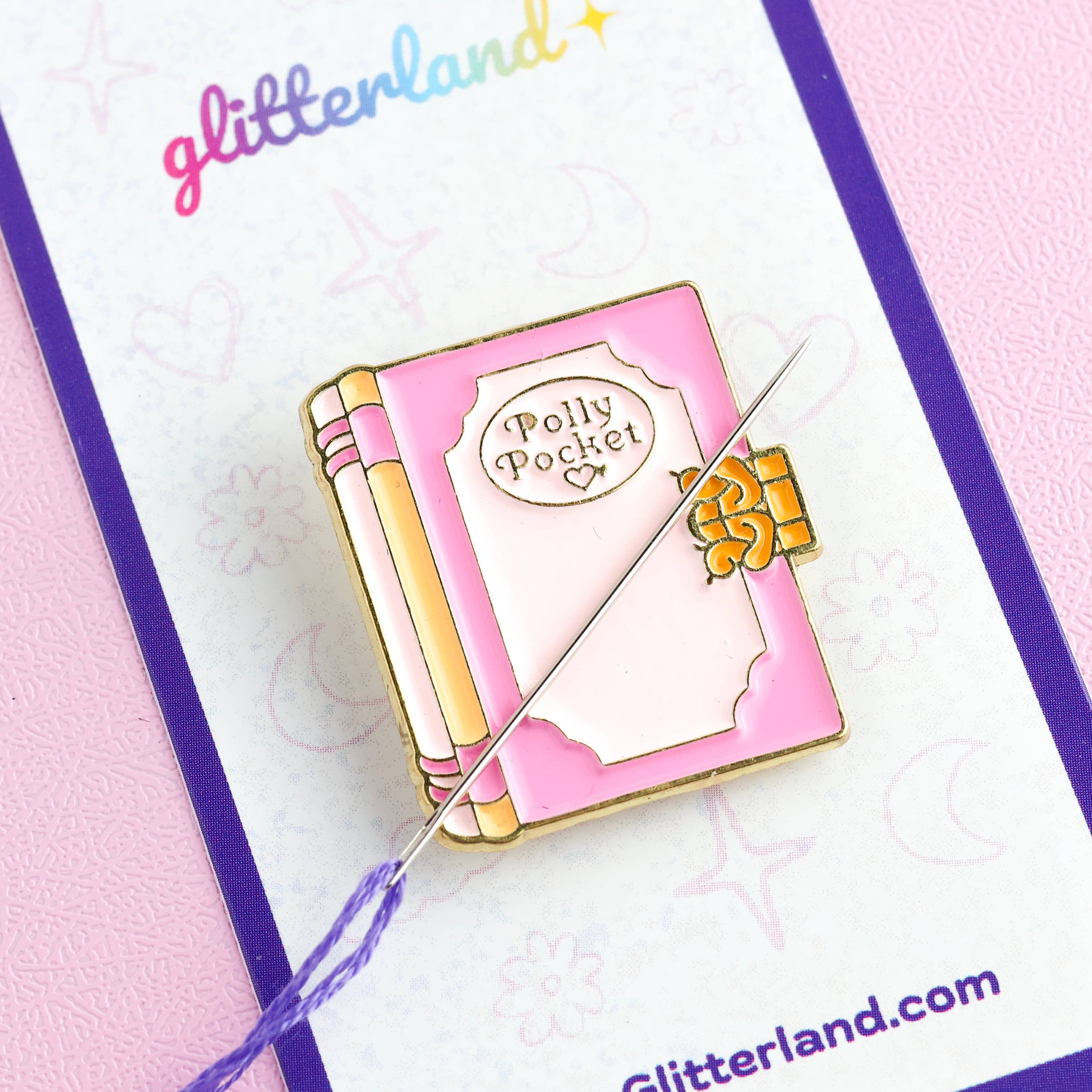 Polly Pocket Diary Needle Minder