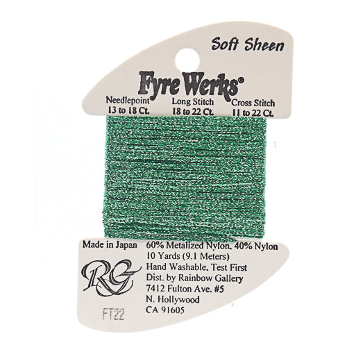 Fyre Werks Soft Sheen FT22 Emerald Green