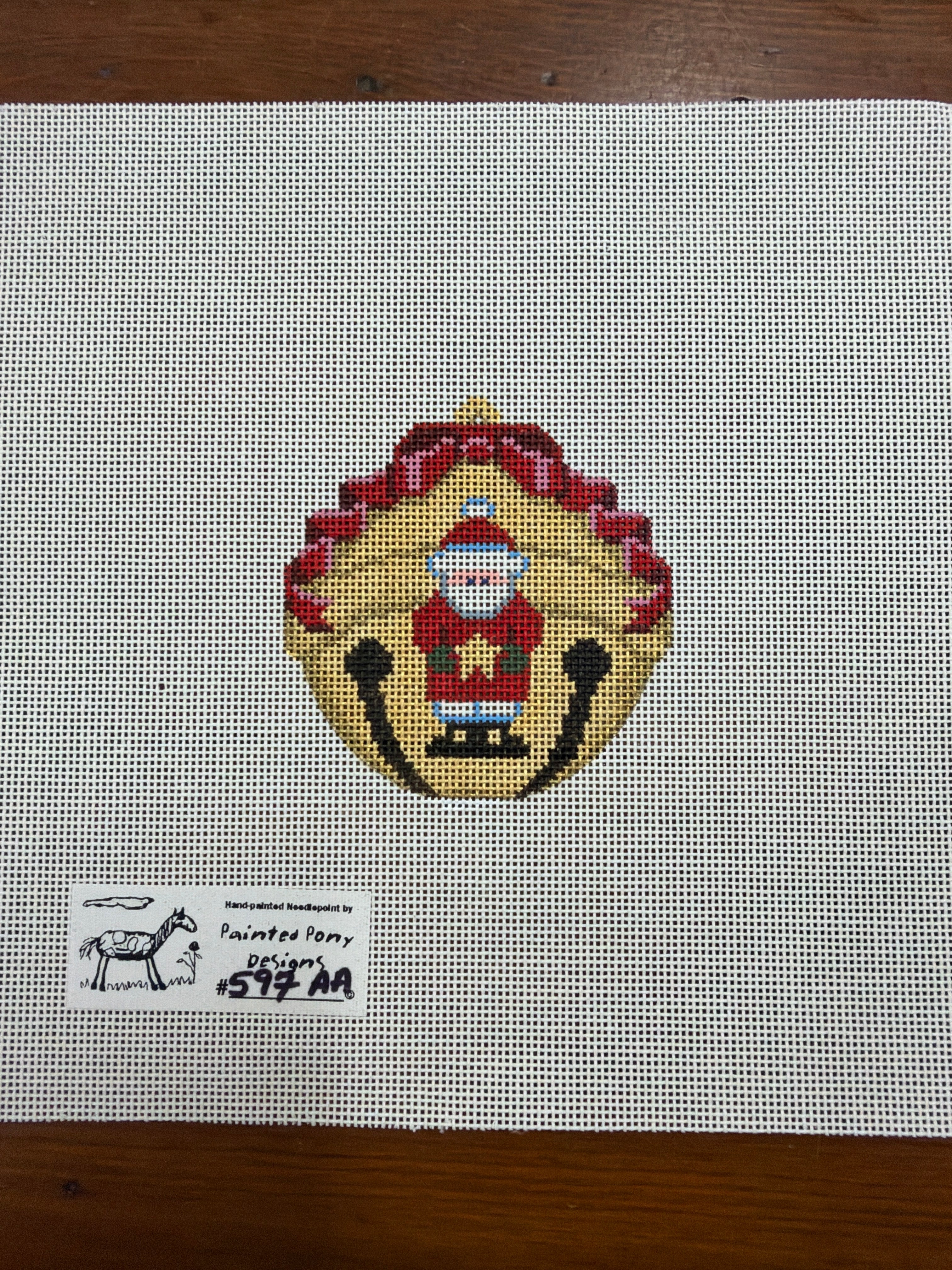 Santa Claus Bell Canvas