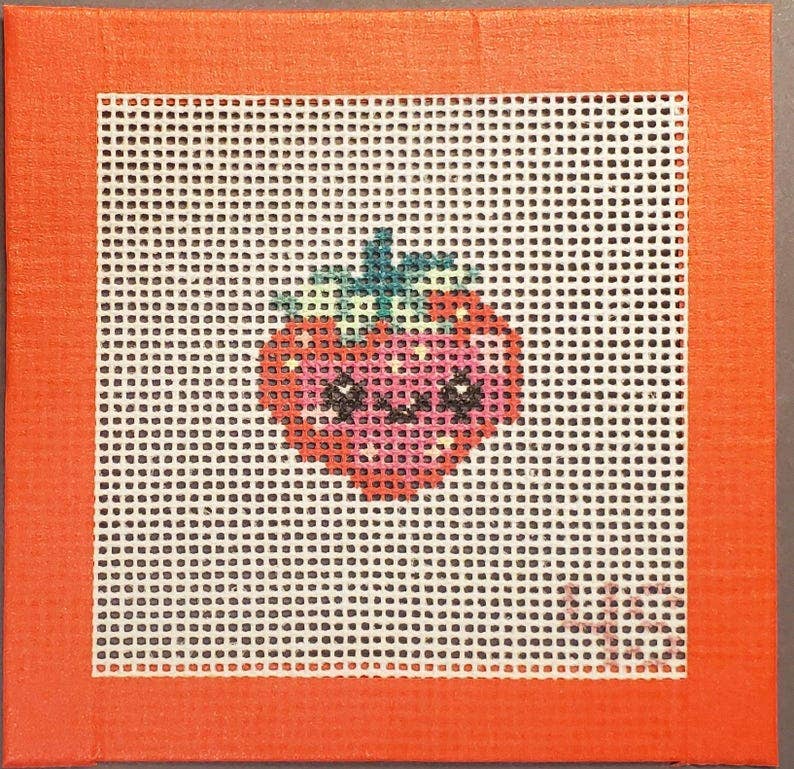 Mini Happy Strawberry Canvas